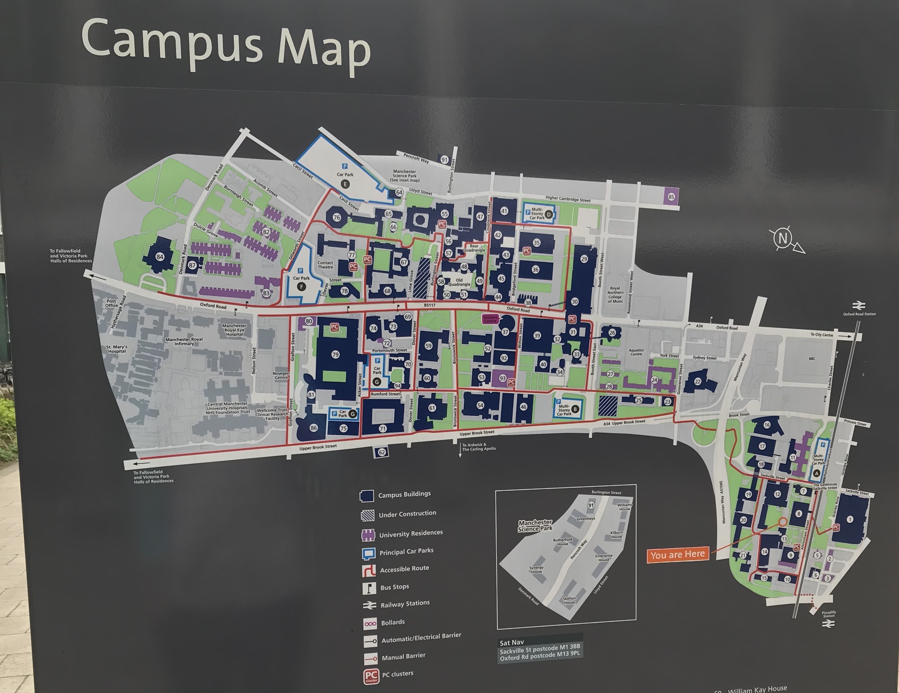 a sideways map with north to the right