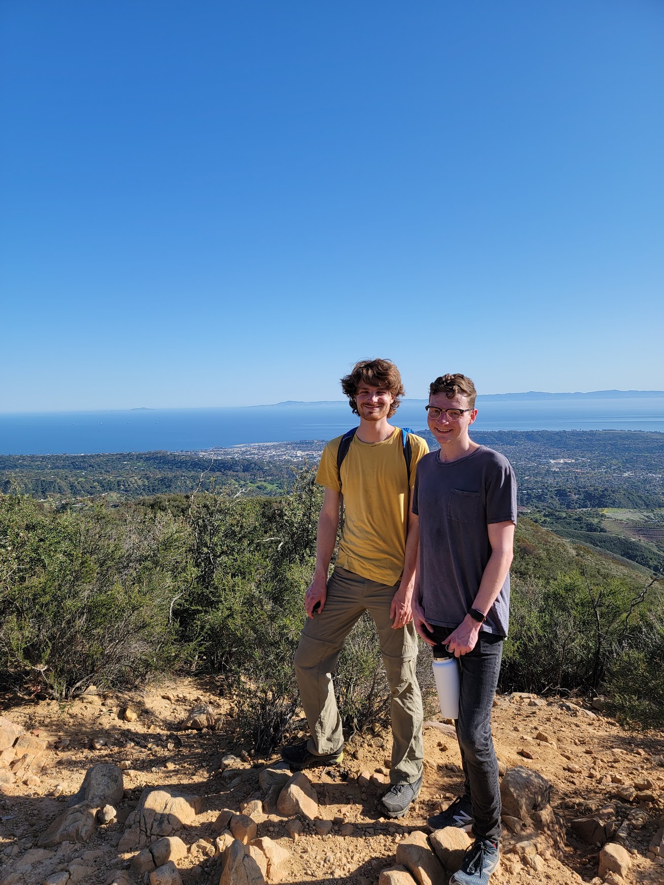 Dave visiting Santa Barbara
