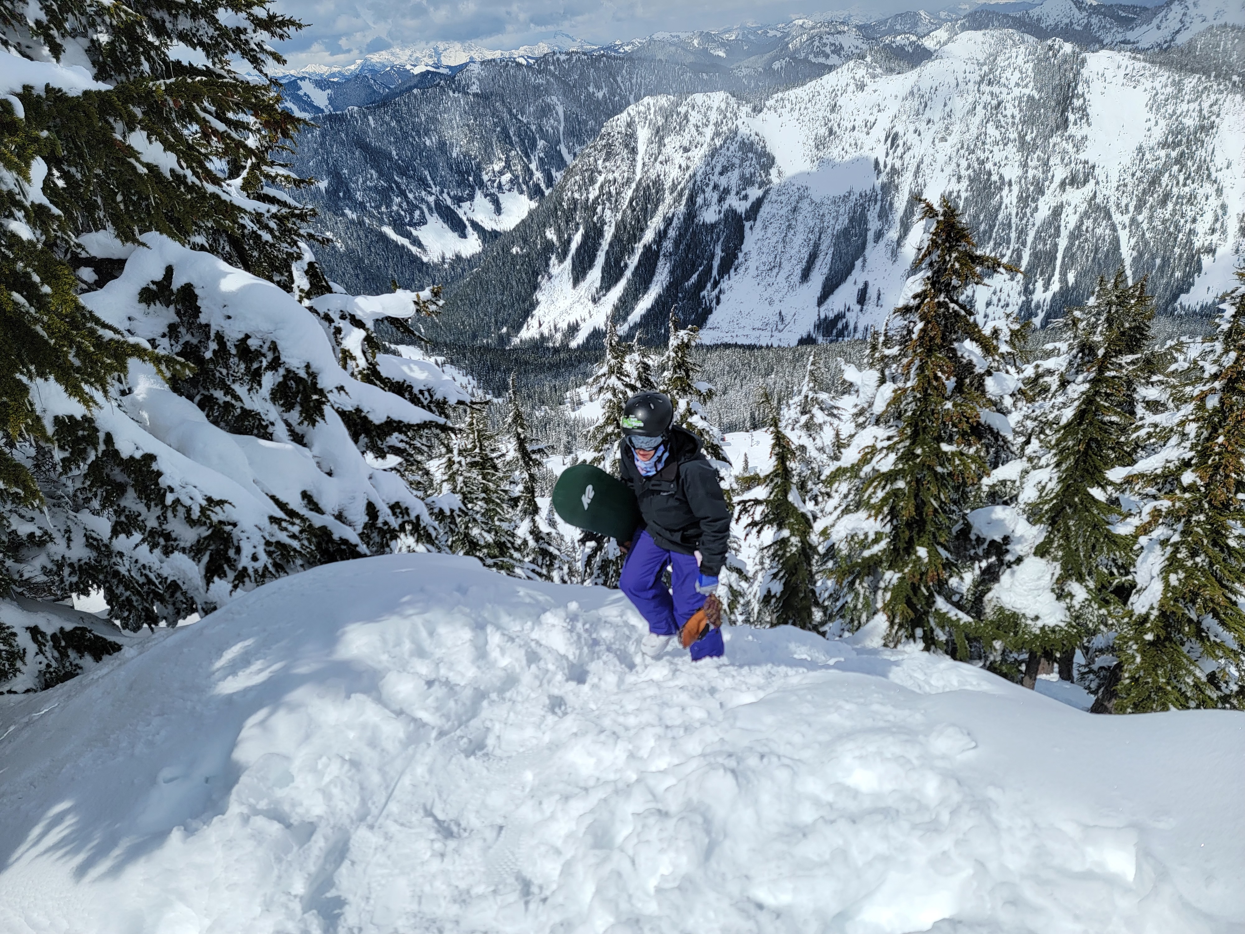Mattie and I went skiing at her home resort, Steven's Pass, WA.