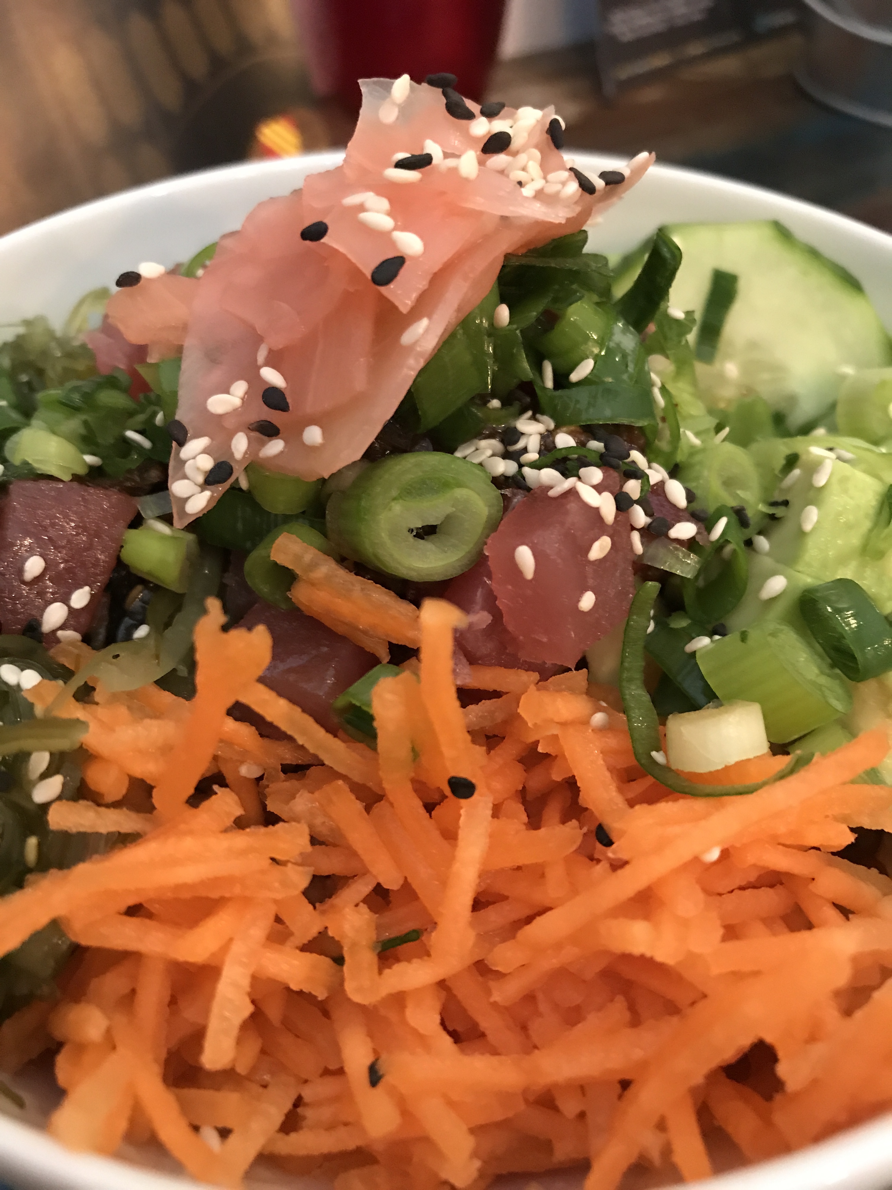 a bowl of poke