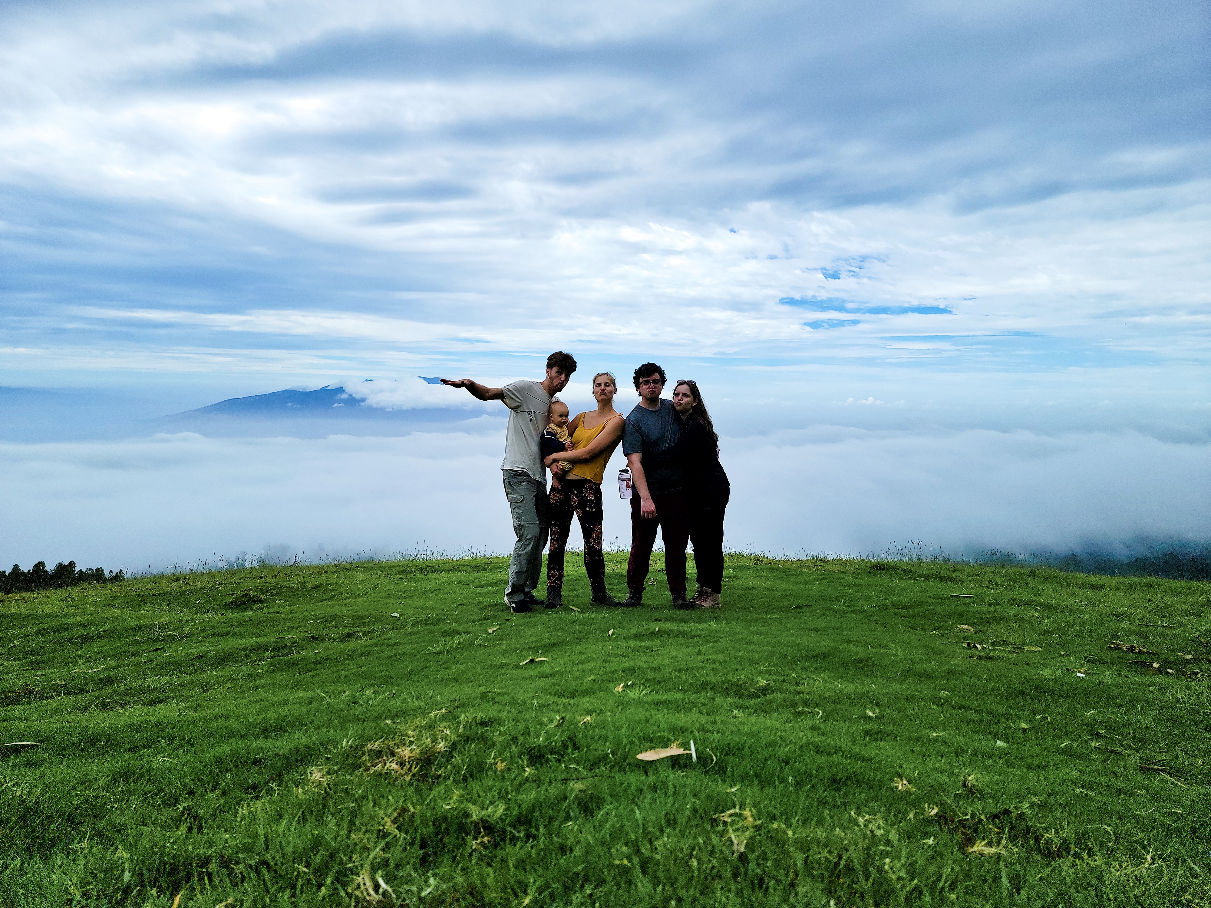 We took a picture from Poli Poli with the West Maui Mountains in the distance.