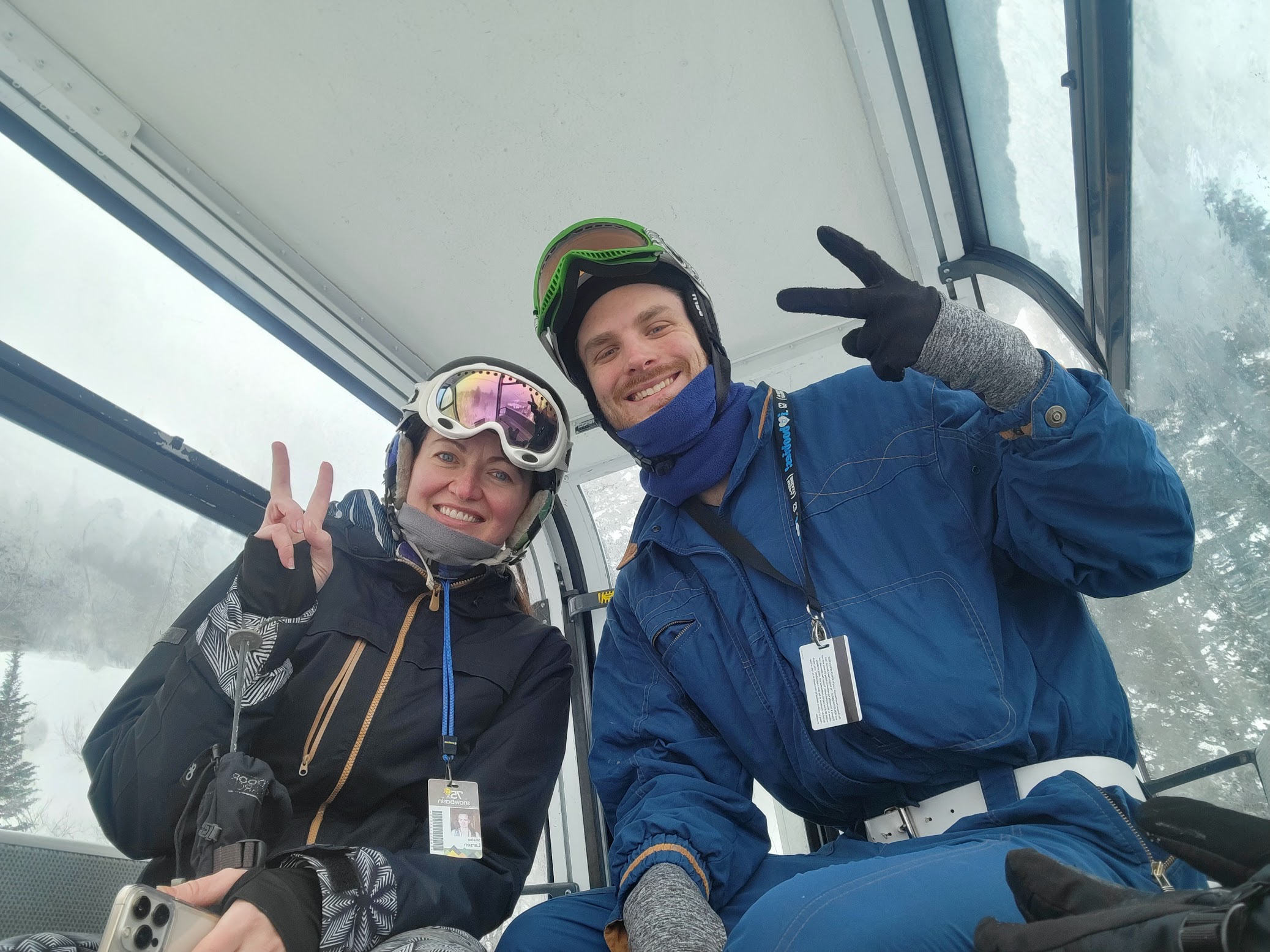 Skiing with Shalae