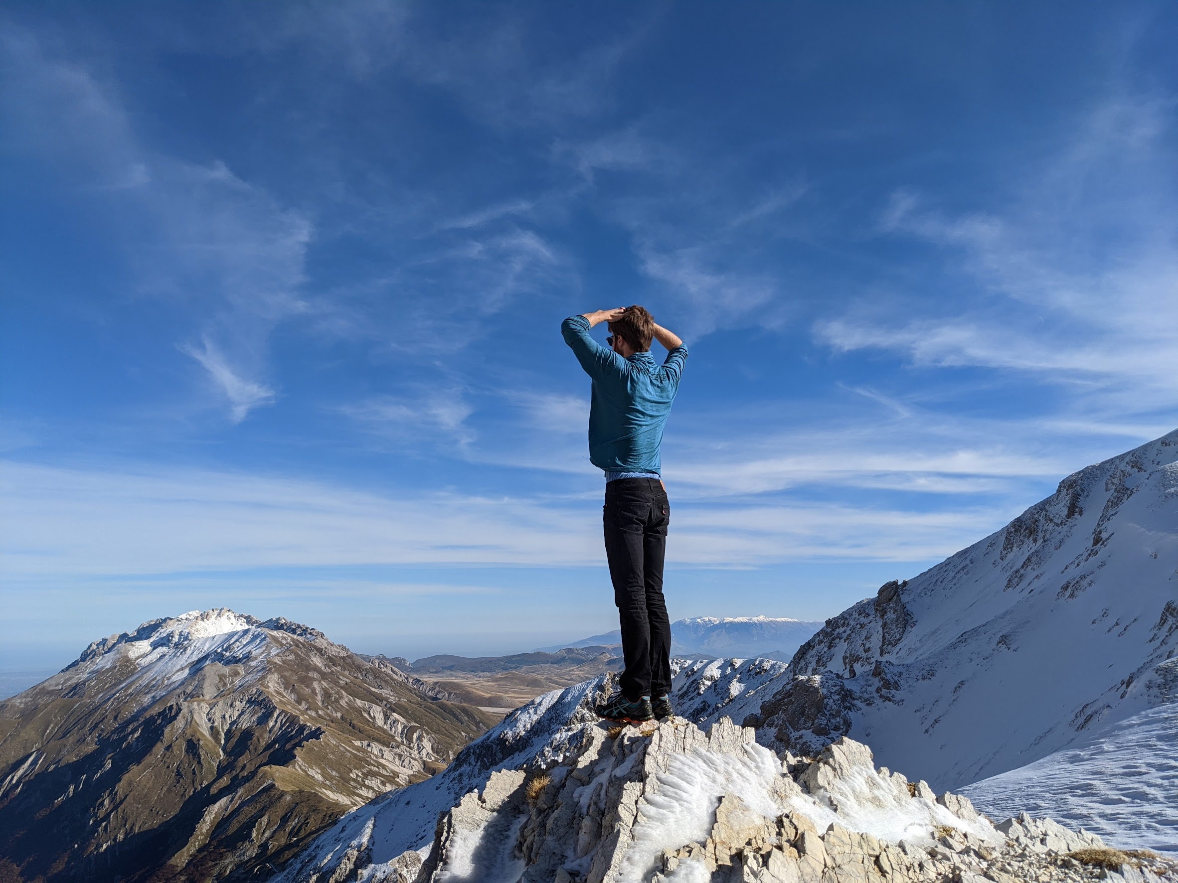 Me taking in the view
