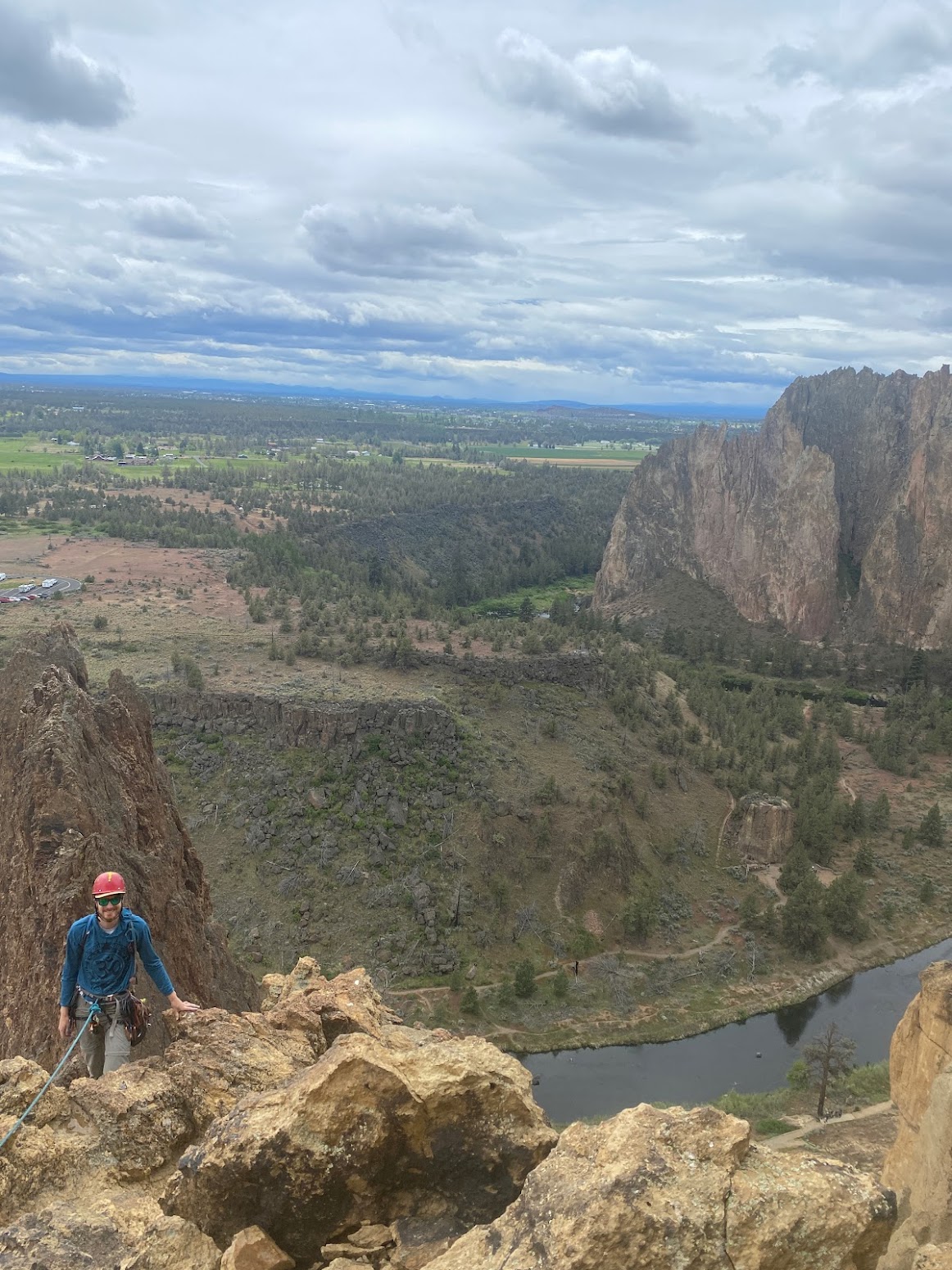 Our first climb in Bend!